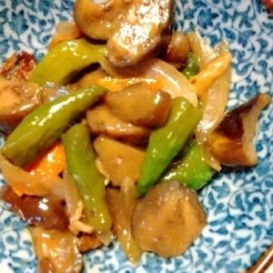 【野菜たっぷり】夏野菜と豚肉の甘酢炒め